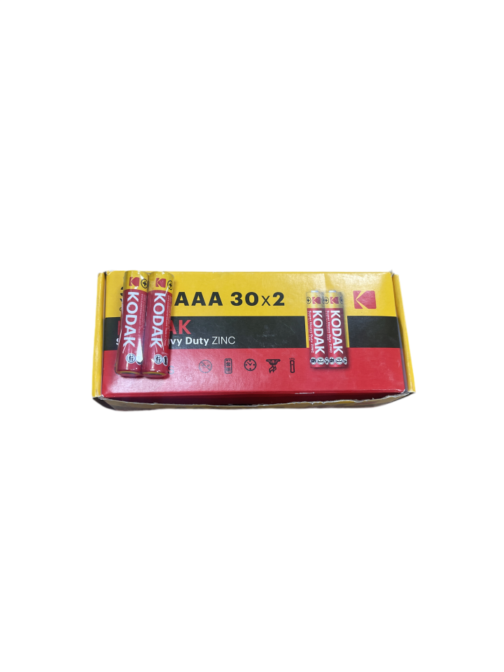 KODAK 2 li ince pil AAA super Heavy  duty zinc 60 lı
