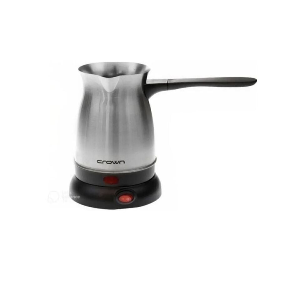 Crown Elektrikli Çelik Kahve Makinesi Cezve Crw-7103