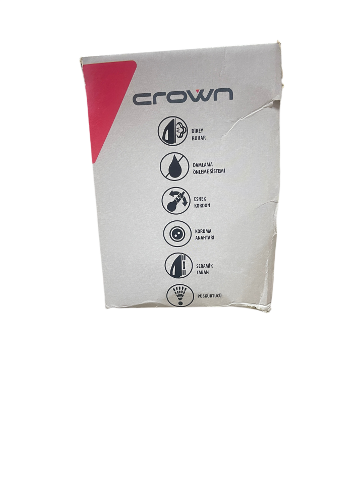 CROWN SERAMİK TABANLI BUHARLI ÜTÜ 2200W