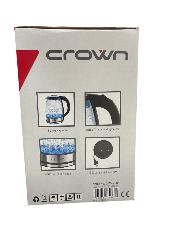 crown cam kettleELEKTRIKLI SU ISITICI1500 W