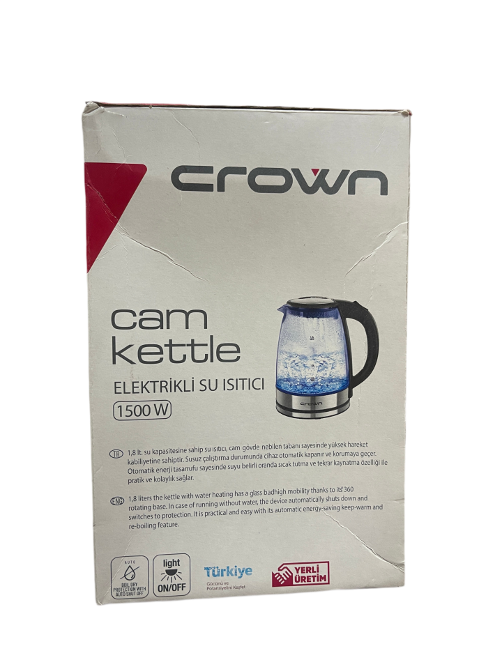 crown cam kettleELEKTRIKLI SU ISITICI1500 W