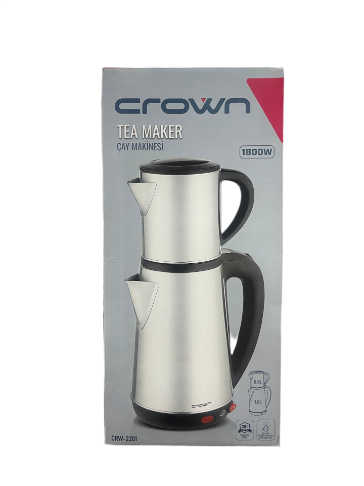 Crown Çelik çay makinesi 1800 W