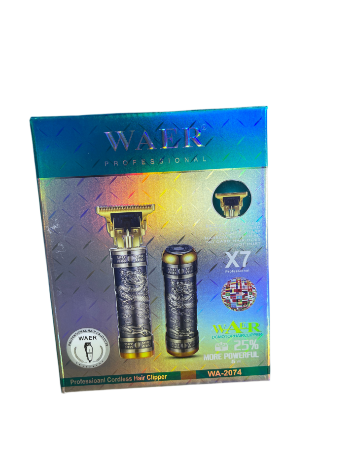 WAER PROFESSIONAL 2 li saç sakal traş makinesi WA-2074 *(60)
