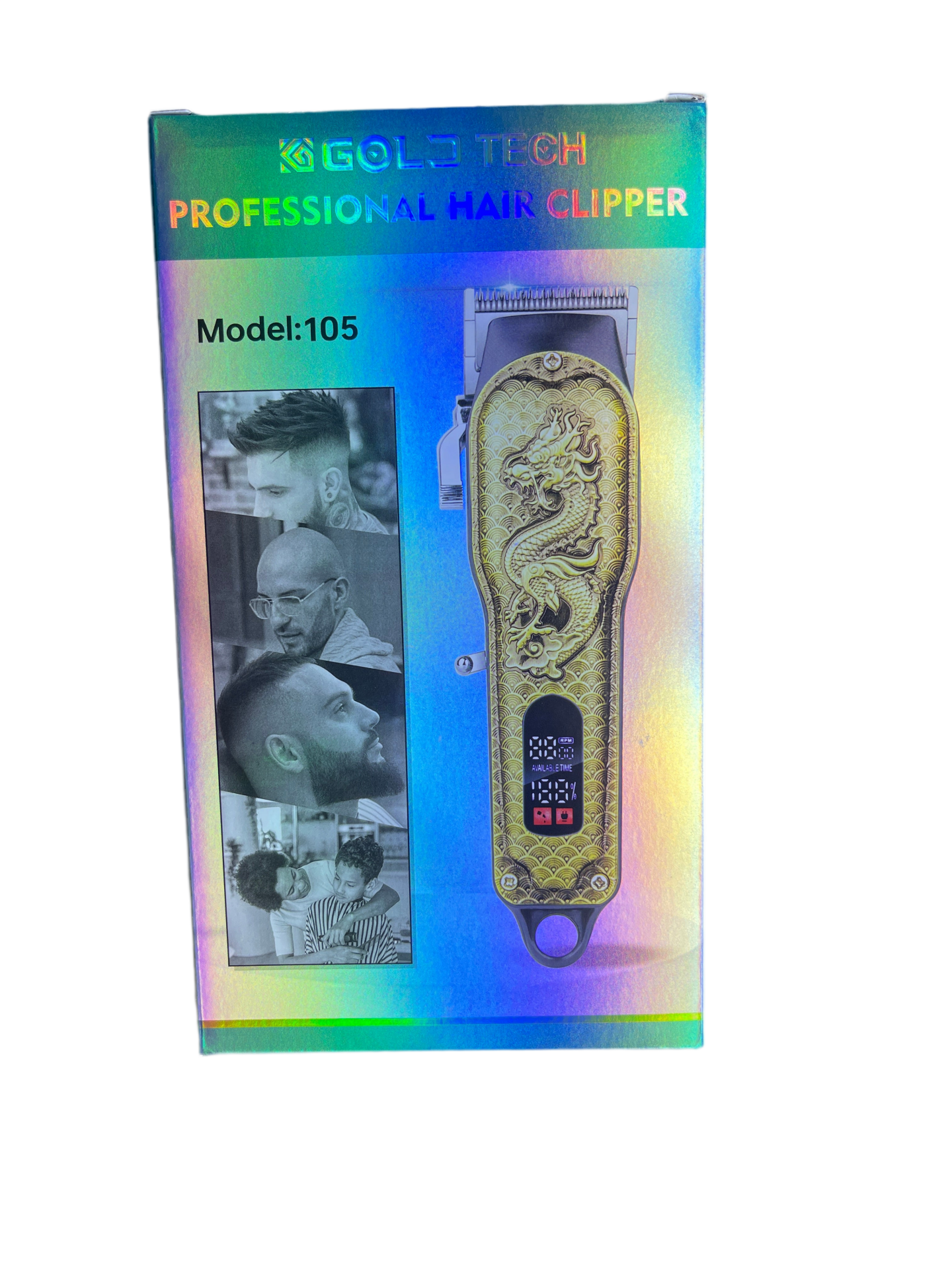 GOLD TECH PROFESYONEL SAÇ &SAKAL MAKİNESİ LED EKRANLI *(40)
