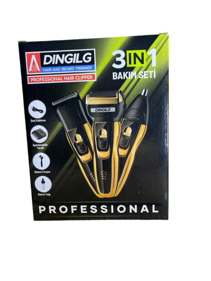 DINGLIG RD-6360 TRAŞ MAKİNESİ 3 in 1 Kişisel Bakim Seti