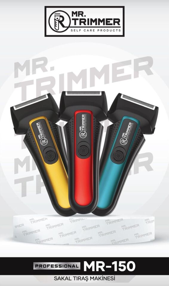 MR.TRIMMER MR-150 PRECISION (2İN1) (GÜNLÜK SIFIR SAKAL & ÇİZİM BAŞLIK) SAKAL TRAŞ MAKİNESİ (USB ŞARJLI) (YEDEK BAŞLIK) (60)