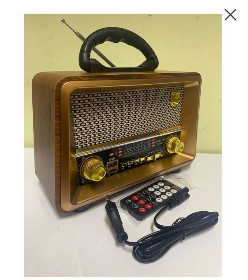 Everton Rt 817 Usb/bt/fm Nostajık Kumandalı Müzik Çalar Radyo