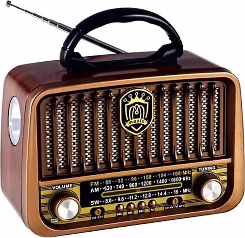 Everton Rt-878 Usb/bt/fm Nostajik Radyo Fenerli Müzik Çalar
