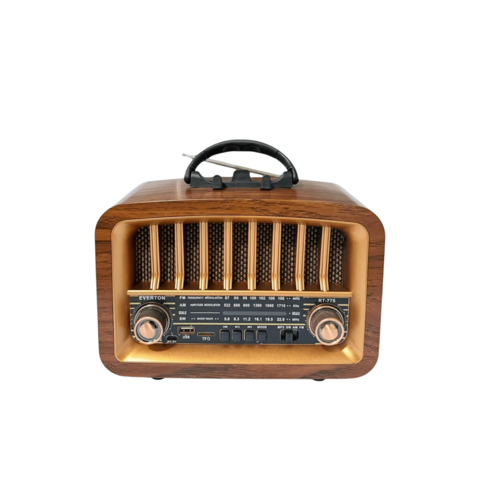 Everton RT-775 Büyük Boy eskitme nostaljik Bluetooth özellikli Radyo
