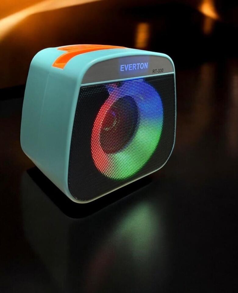Everton Rt-330 Bluetooth Usb-Tf-Aux Şarjlı Ses Bombası RGB
