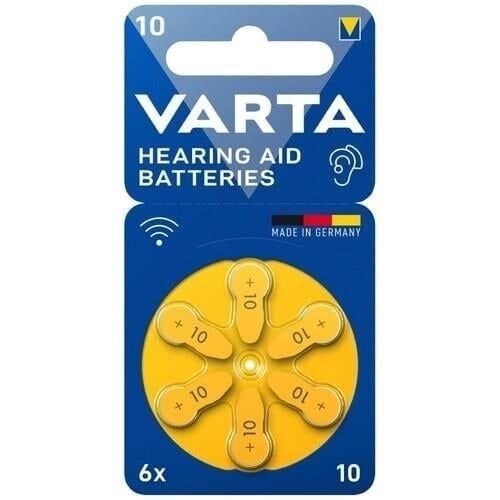 Varta 10 Numara İşitme Cihazı Pili 6'lı Blister