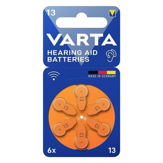 Varta 13 Numara İşitme Cihazı Pili 6'lı Blister