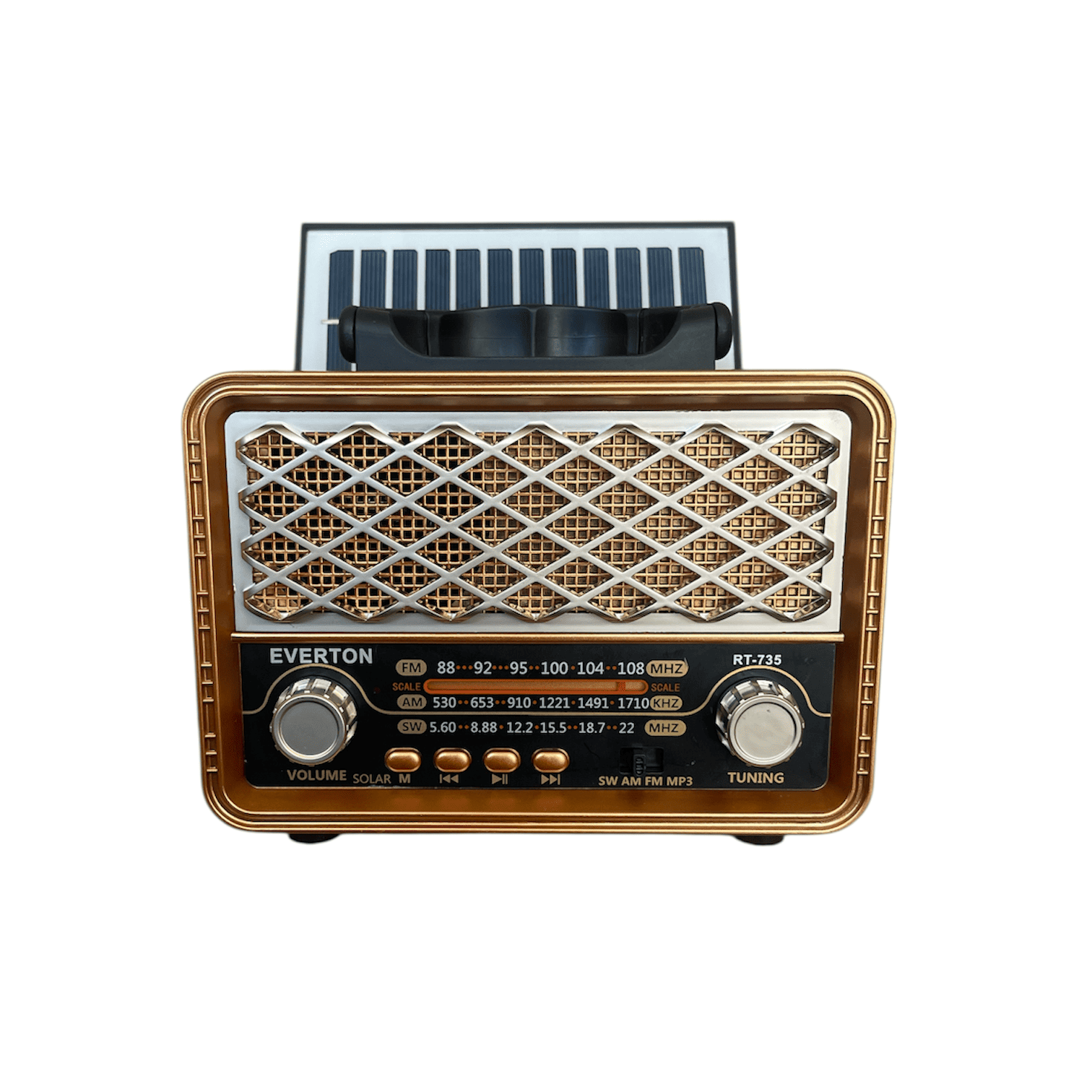 Everton Rt-735 Solar Enerjili Nostajık Radyo Bluetooth usb/fm/radyo