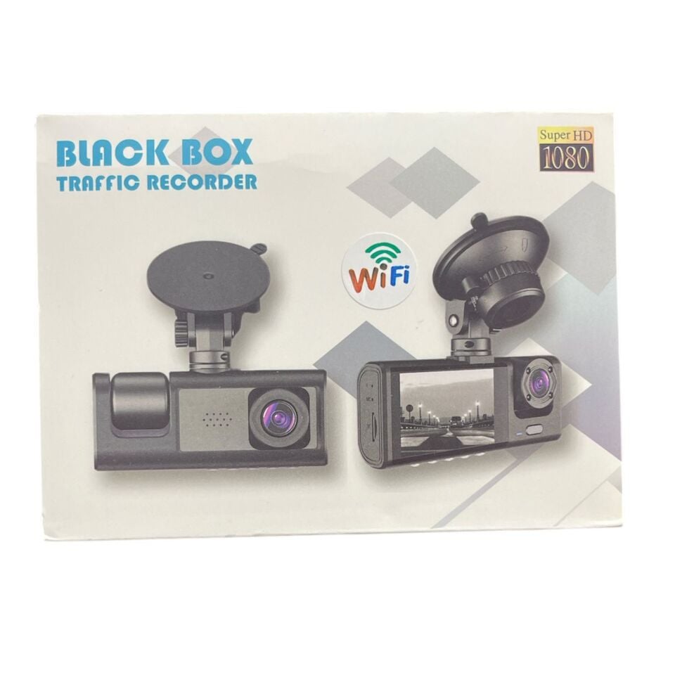 ARAÇ İÇİ KAMERA FULL HD 1080P Görüntü 3ADET Camera  G sensör WIFI