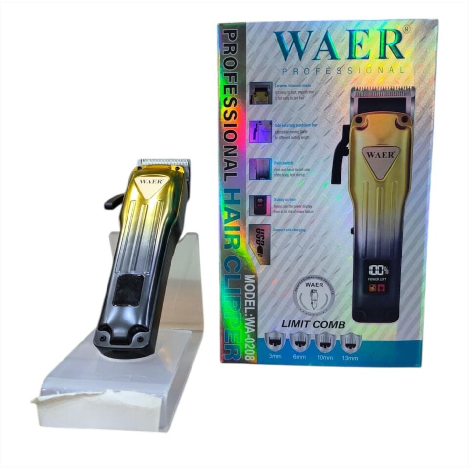 WAER PROFESSIONAL traş makinesi WA-0208 (40)